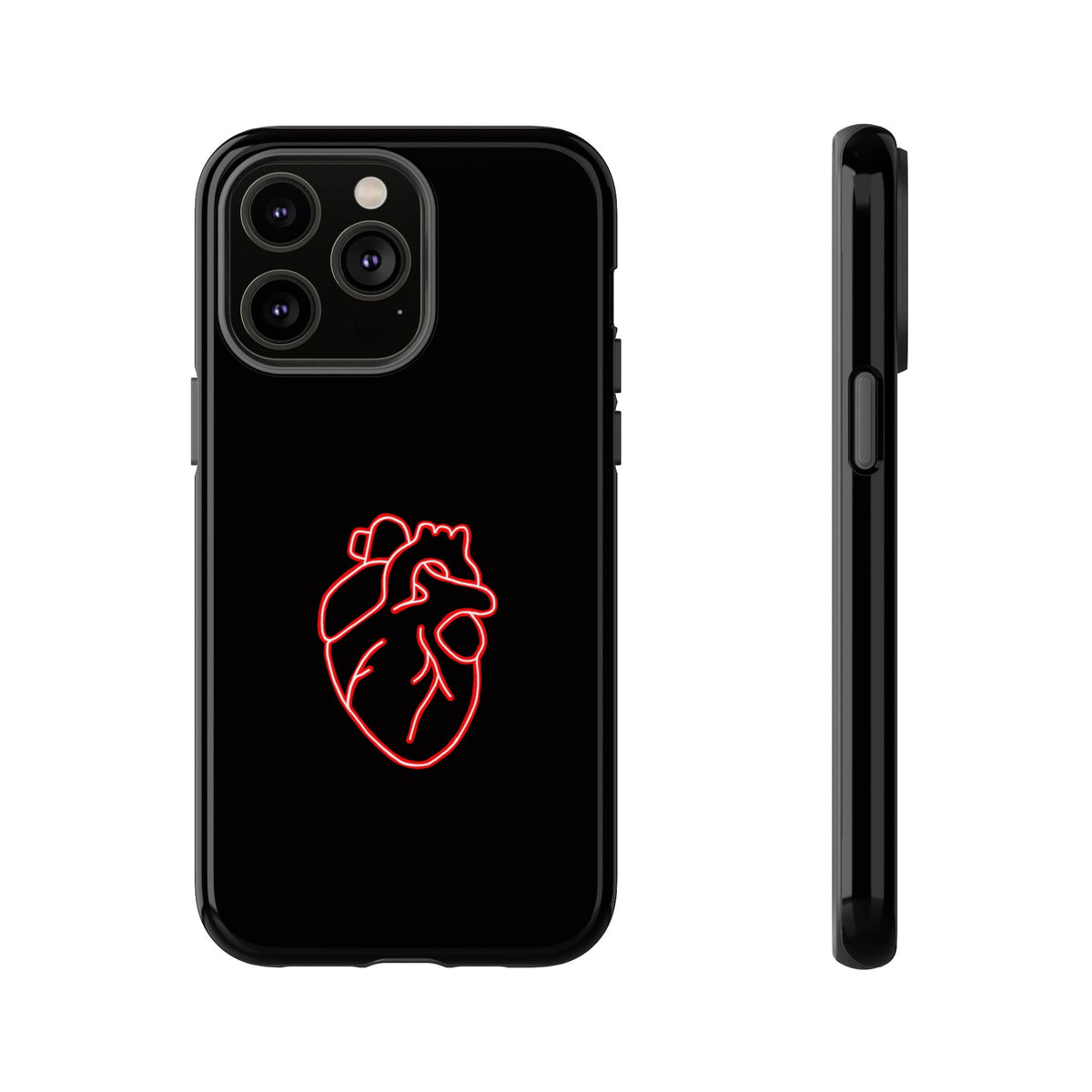 RED NEON HEART