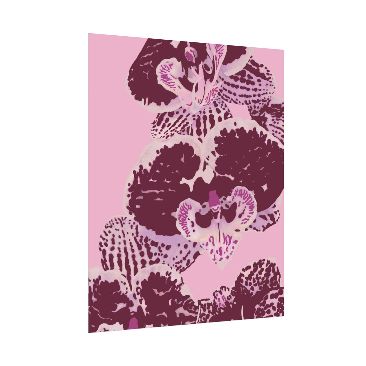 PURPLE ORCHIDS PRINT