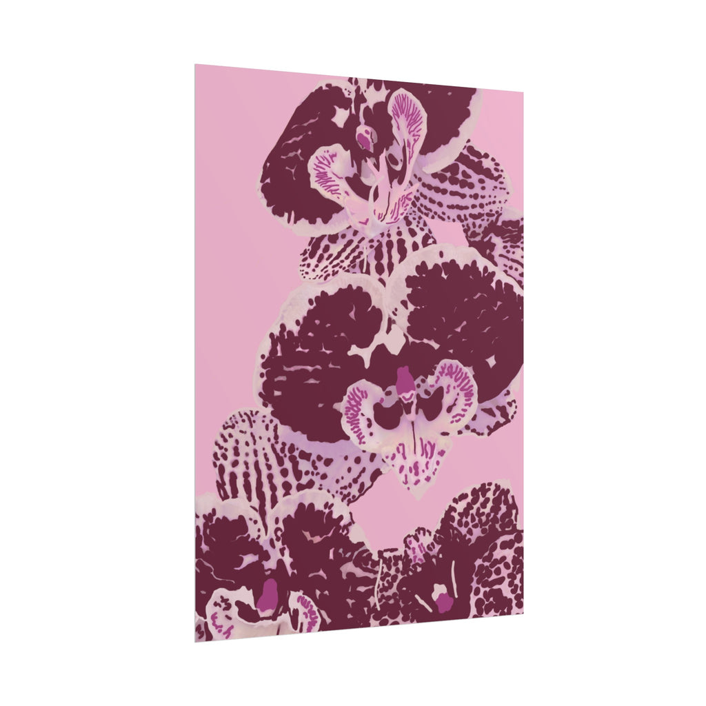 PURPLE ORCHIDS PRINT
