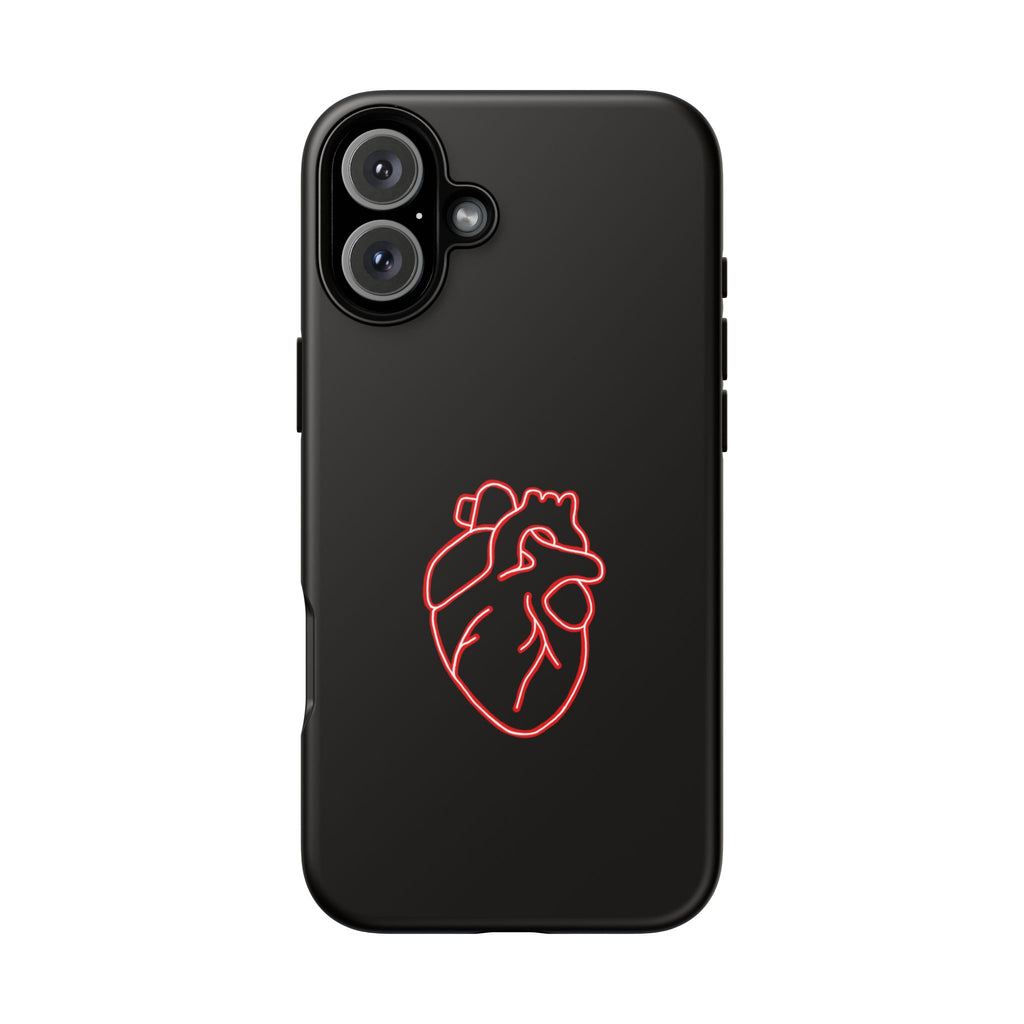 RED NEON HEART