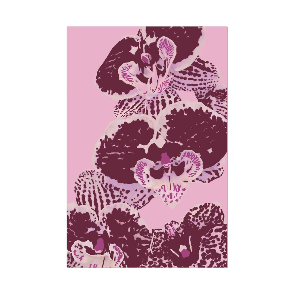 PURPLE ORCHIDS PRINT