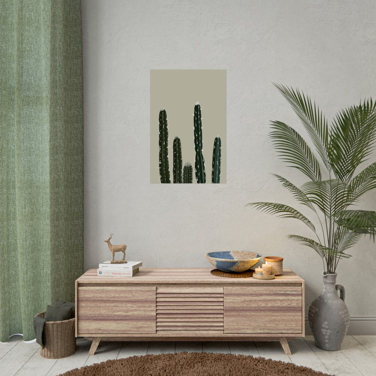 CACTUS CREAM PRINT