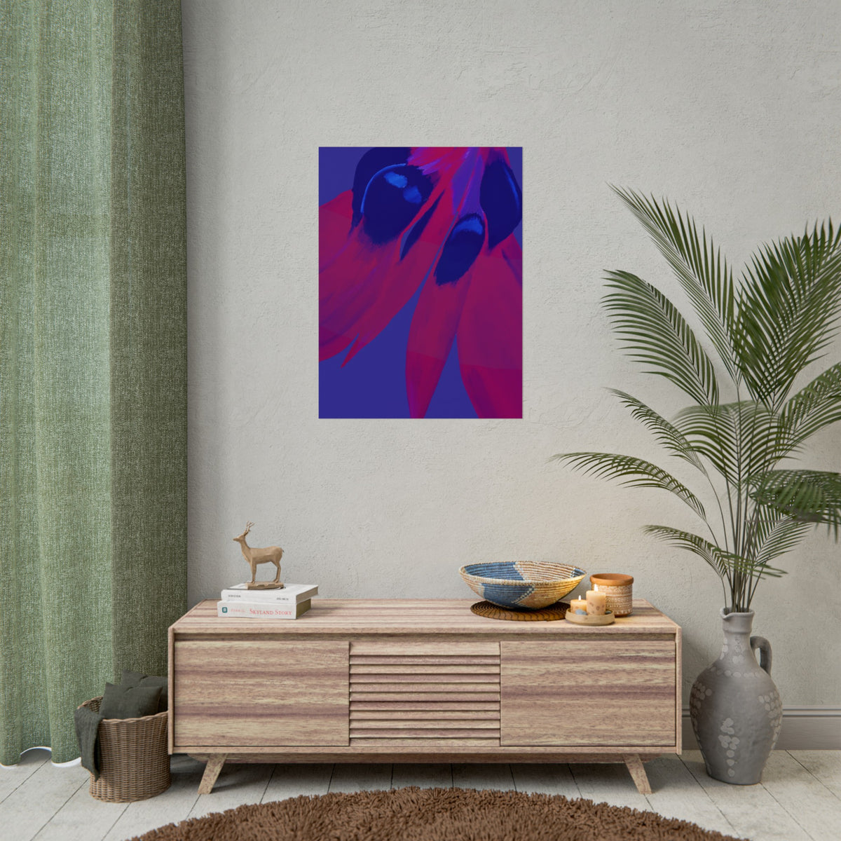 SUNSET DESERT PEA PRINT