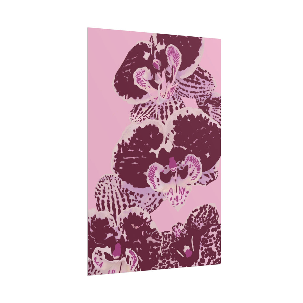 PURPLE ORCHIDS PRINT