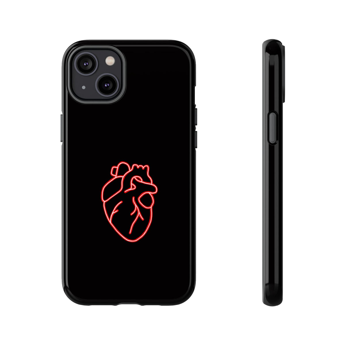 RED NEON HEART