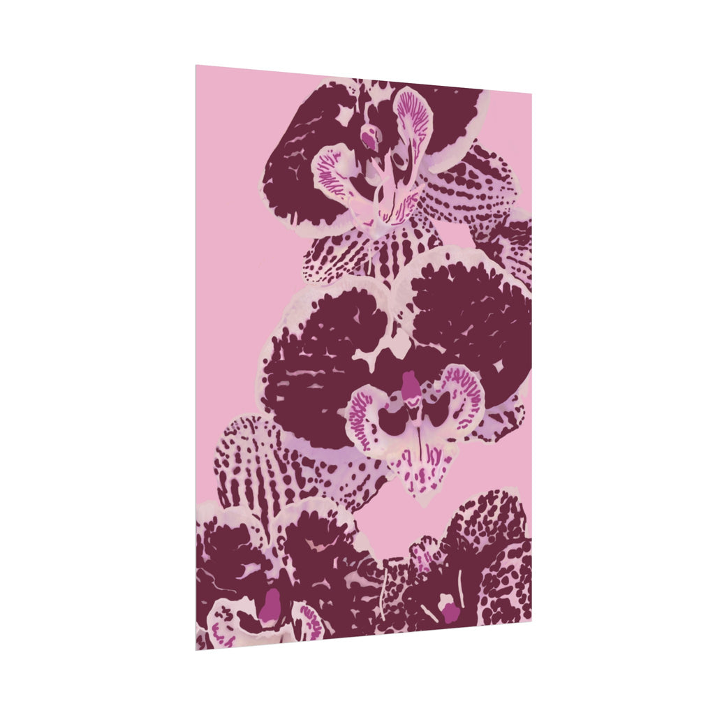 PURPLE ORCHIDS PRINT