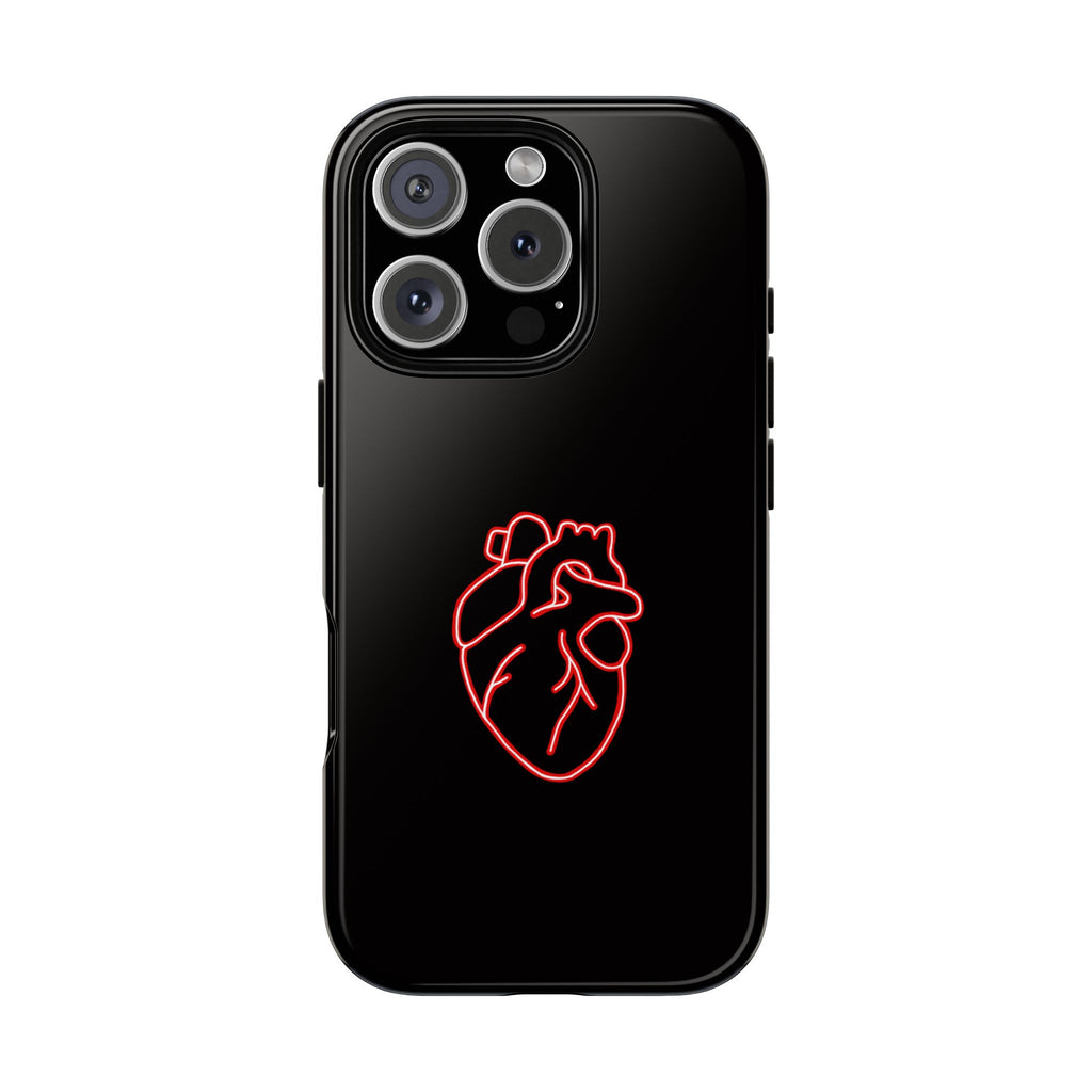 RED NEON HEART