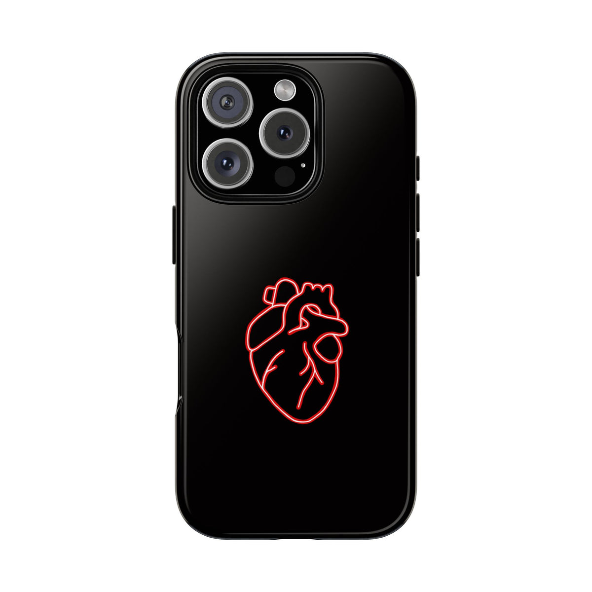 RED NEON HEART