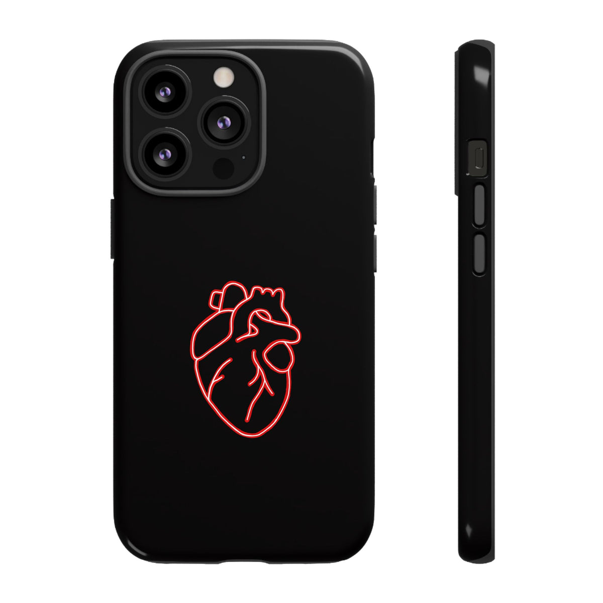 RED NEON HEART