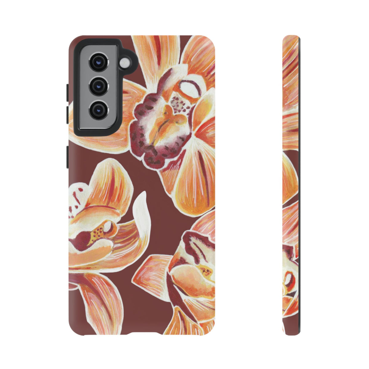 ORANGE ORCHIDS