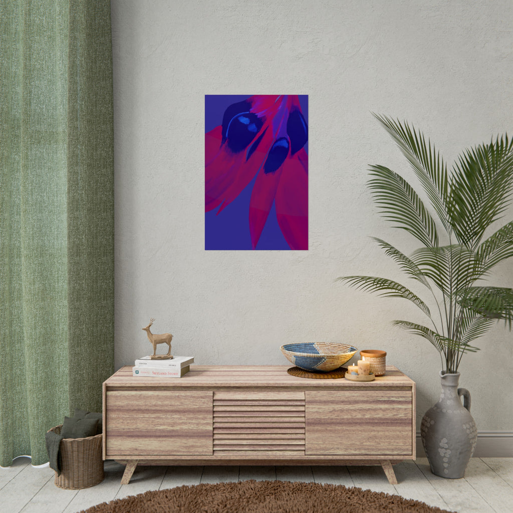 SUNSET DESERT PEA PRINT
