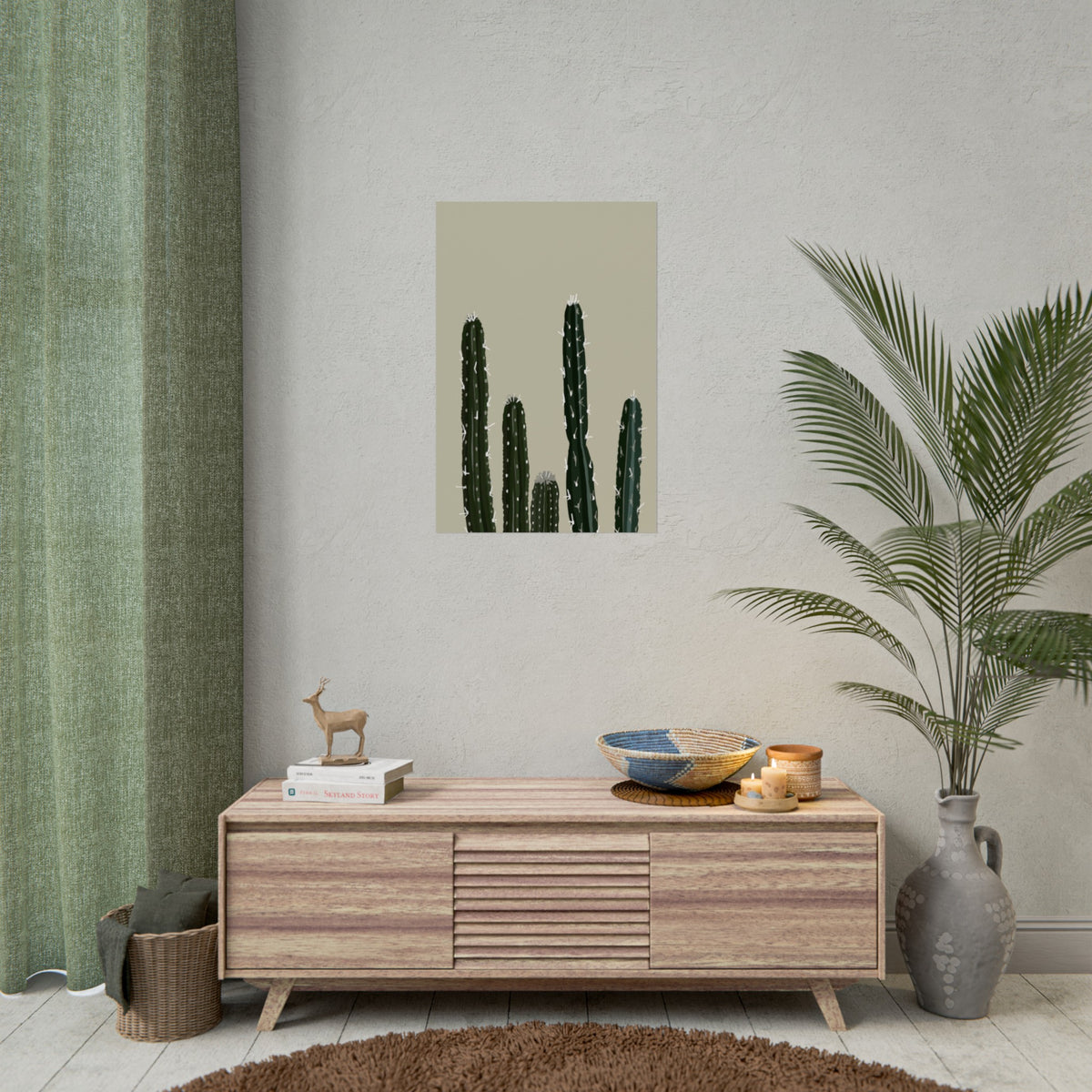 CACTUS CREAM PRINT