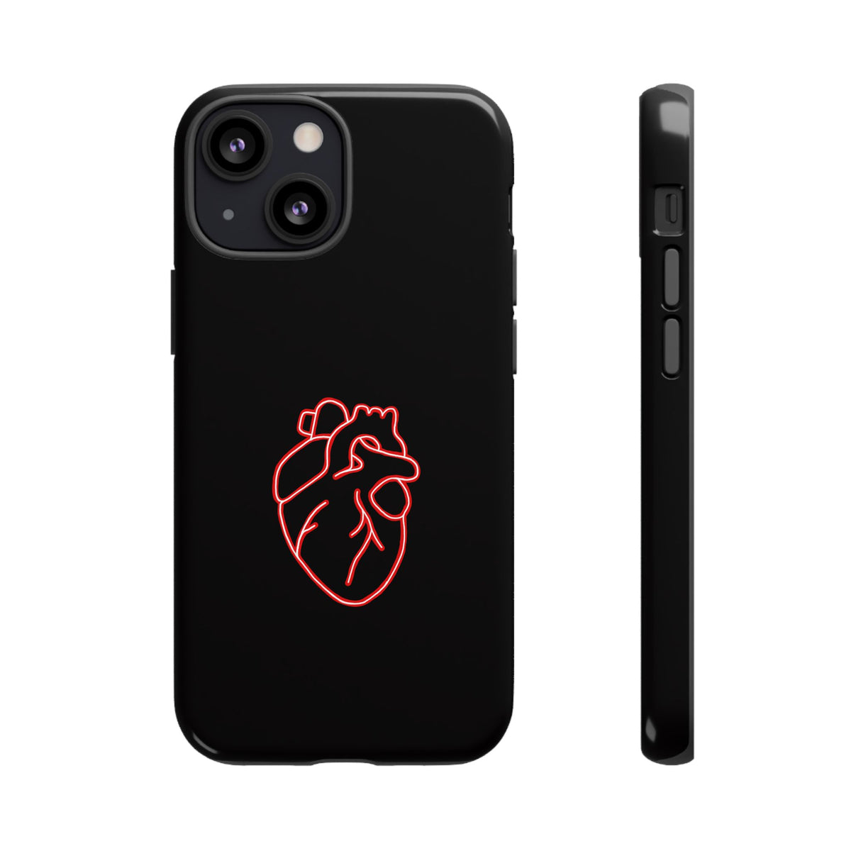 RED NEON HEART
