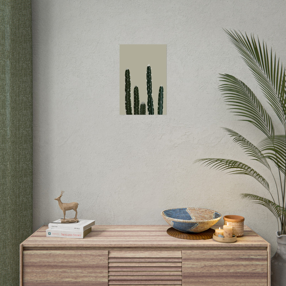 CACTUS CREAM PRINT