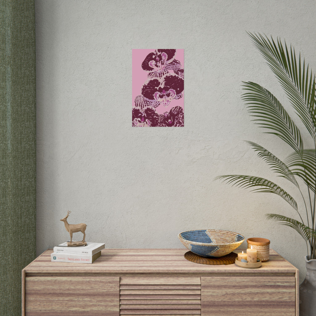 PURPLE ORCHIDS PRINT