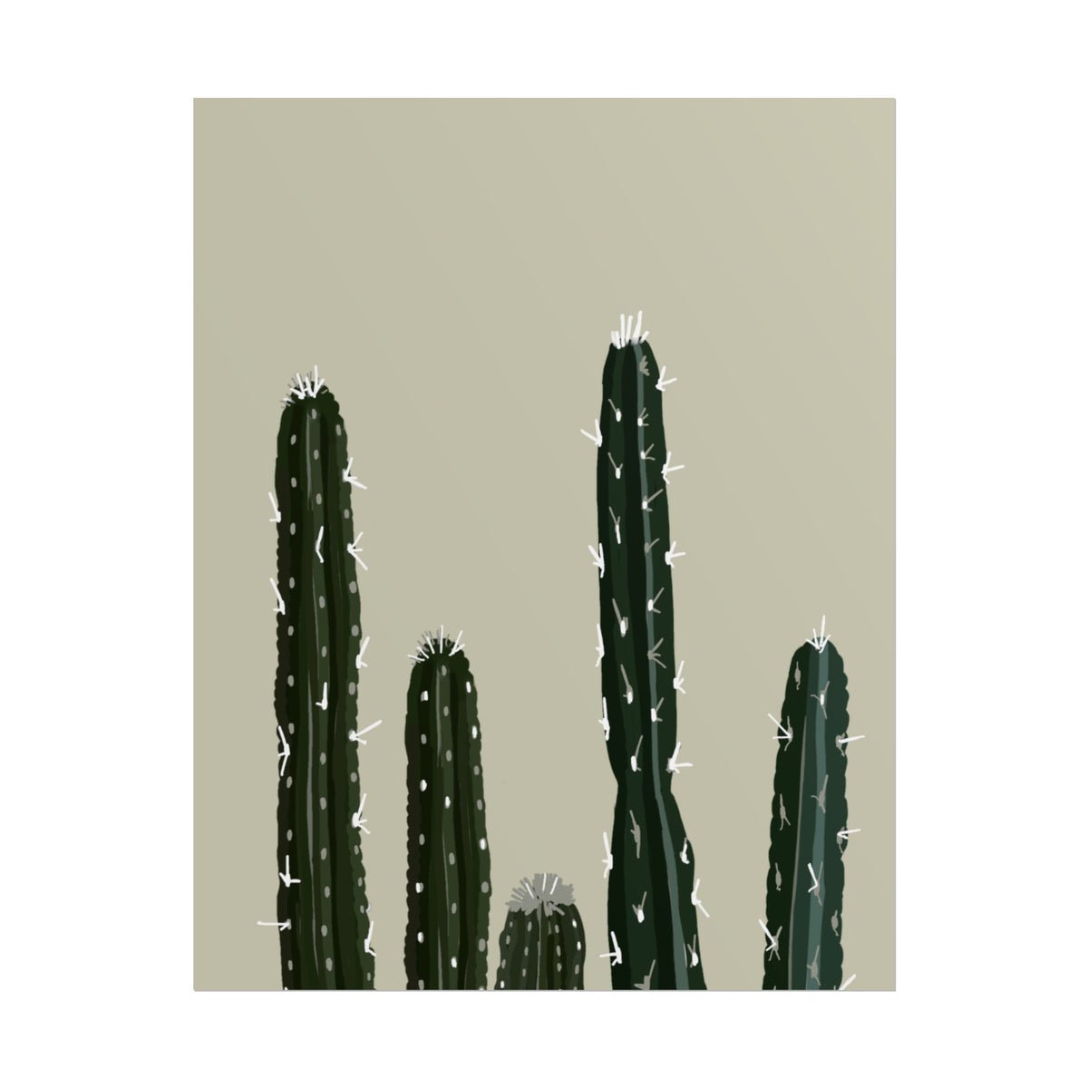 CACTUS CREAM PRINT