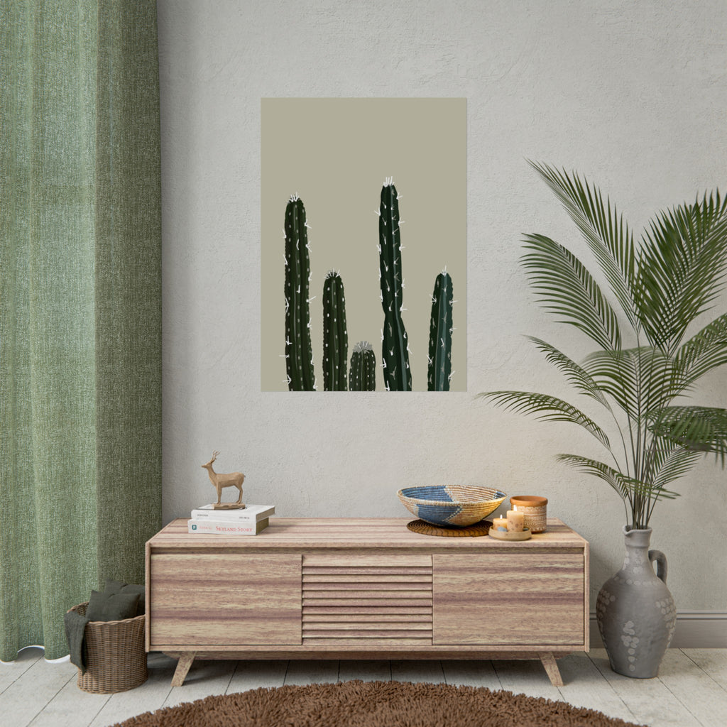 CACTUS CREAM PRINT