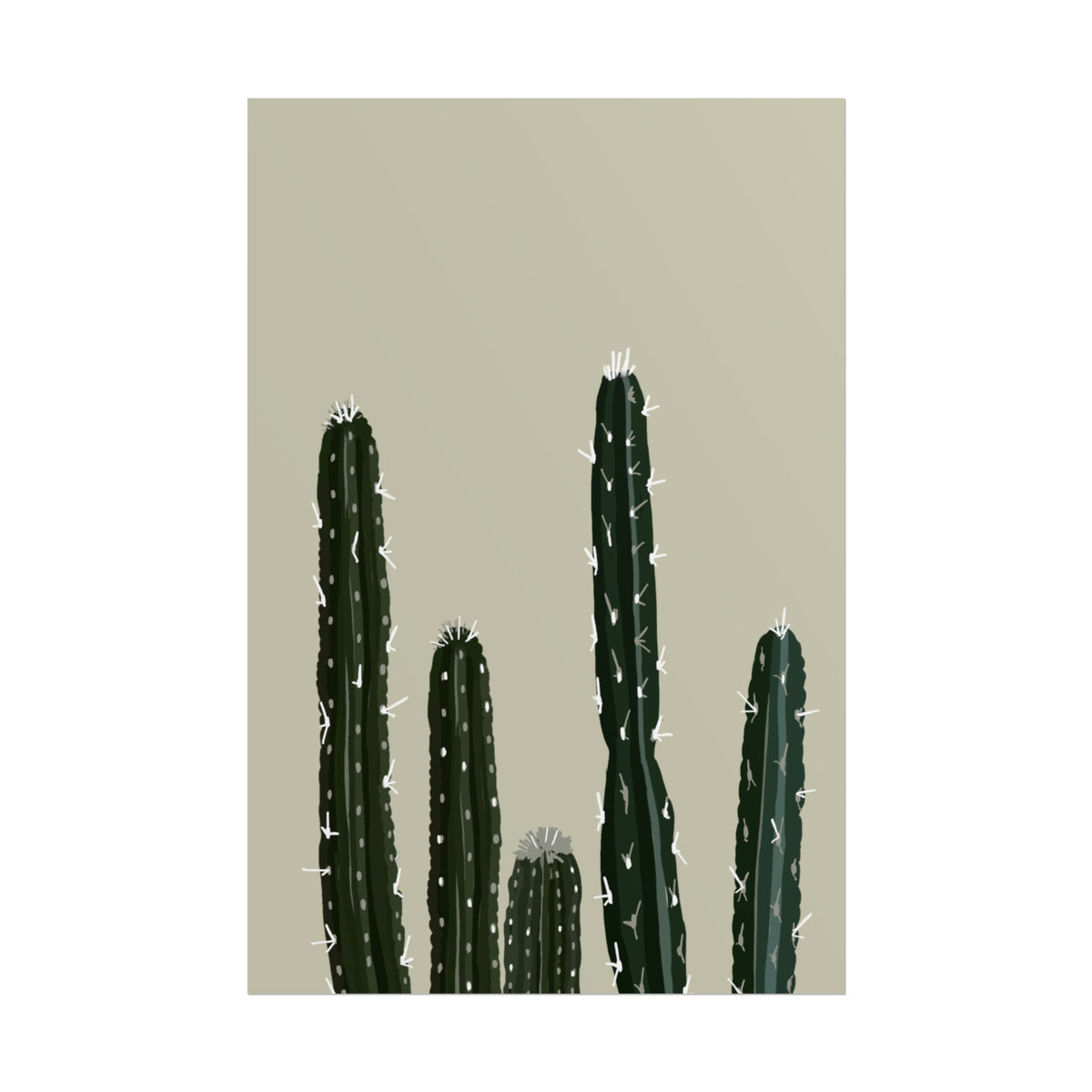 CACTUS CREAM PRINT