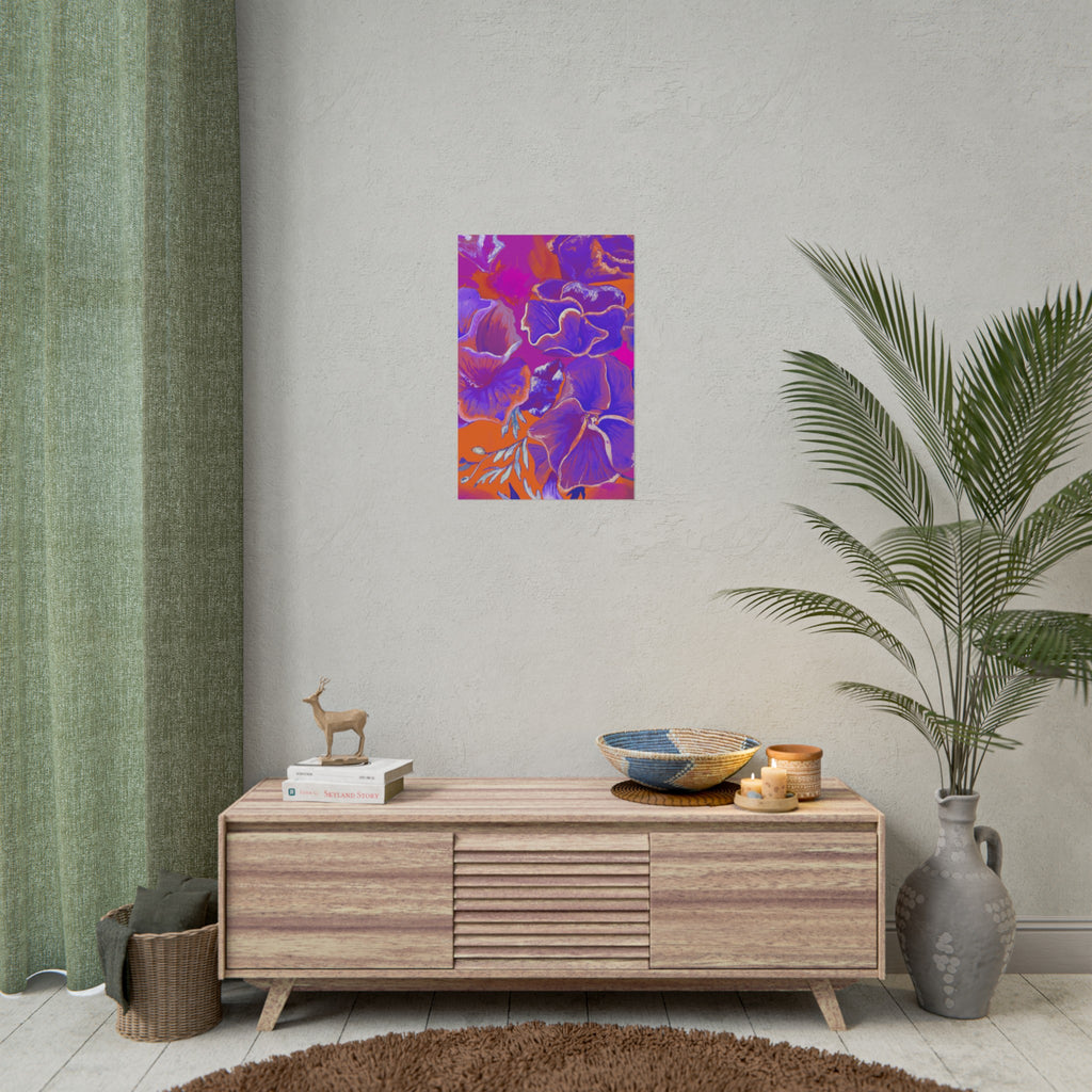 SUNSET FLOWERS PRINT