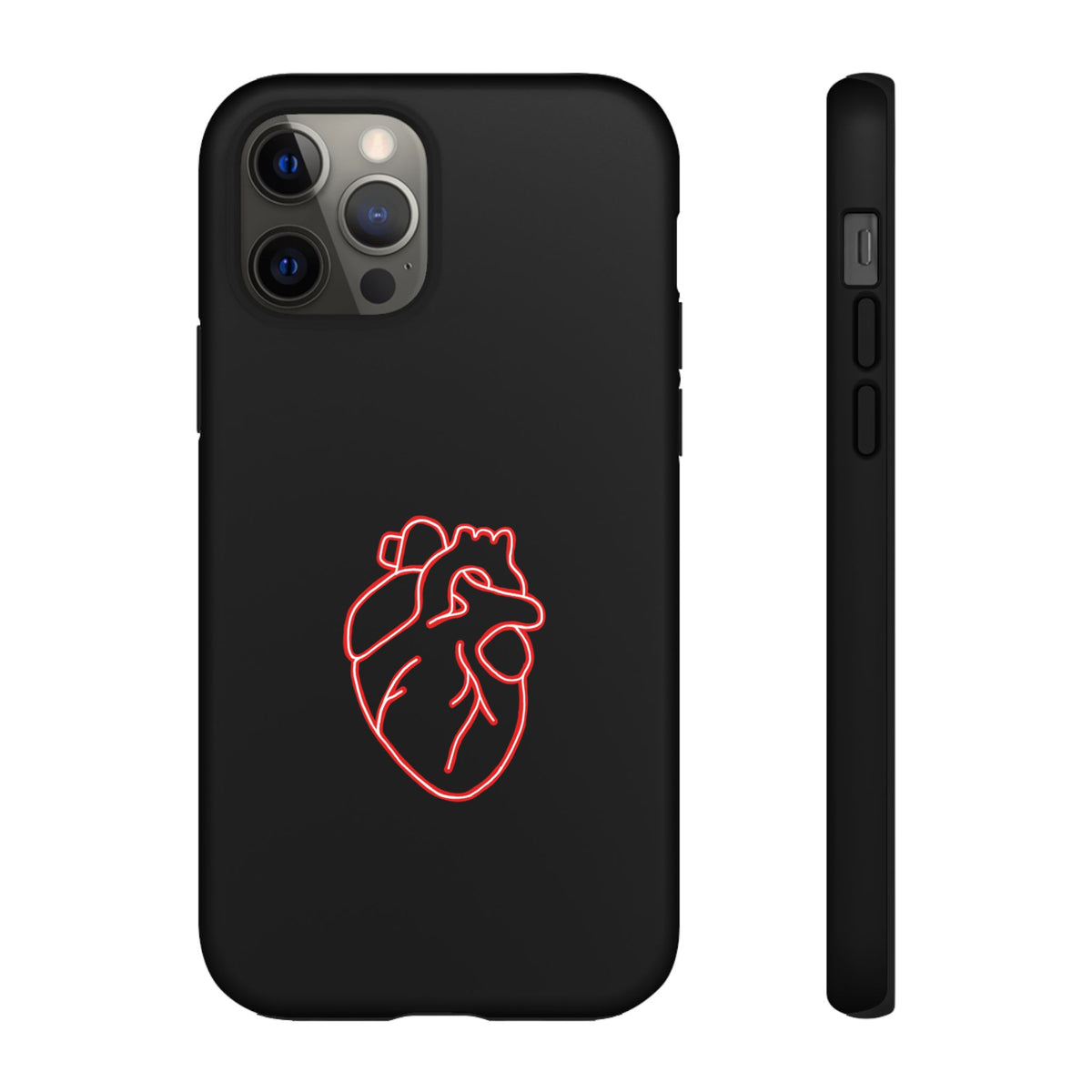 RED NEON HEART