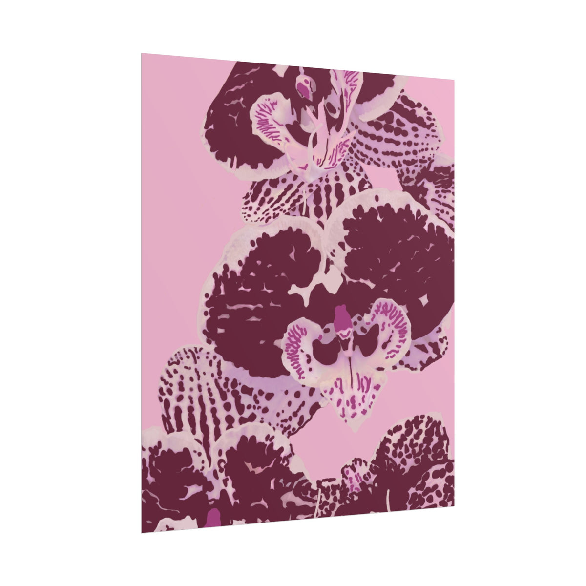 PURPLE ORCHIDS PRINT