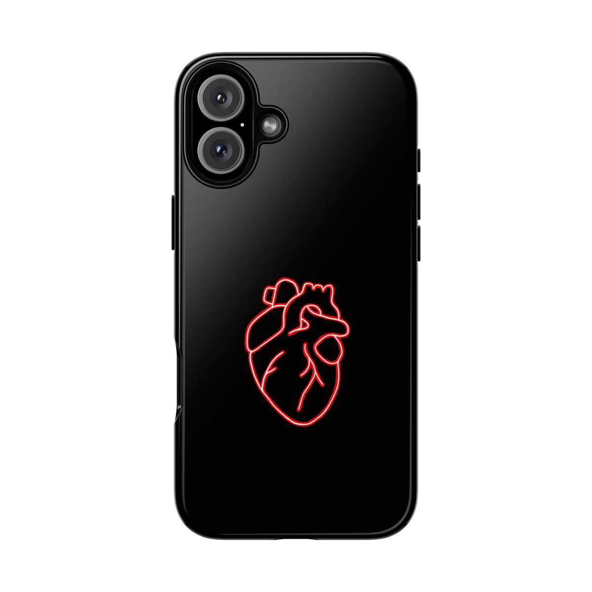 RED NEON HEART