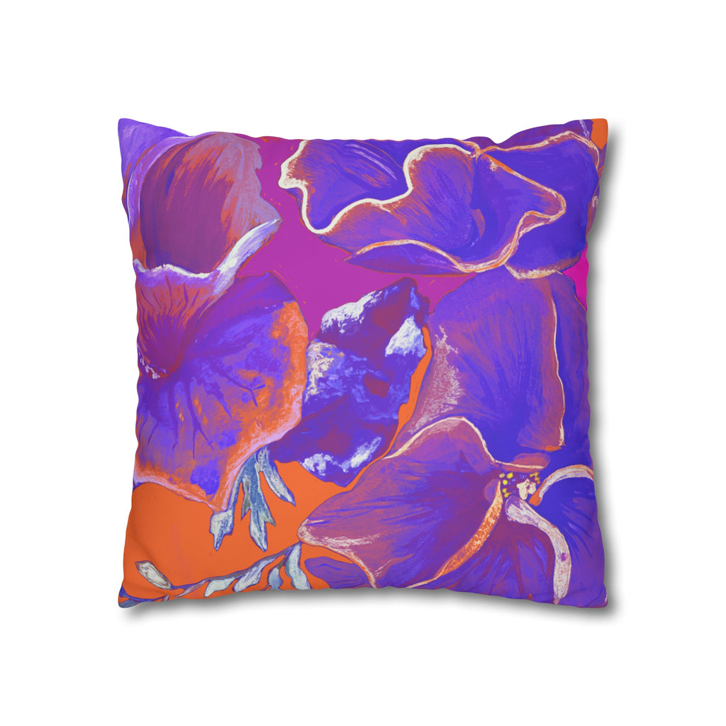 SUNSET FLOWERS PILLOWCASE
