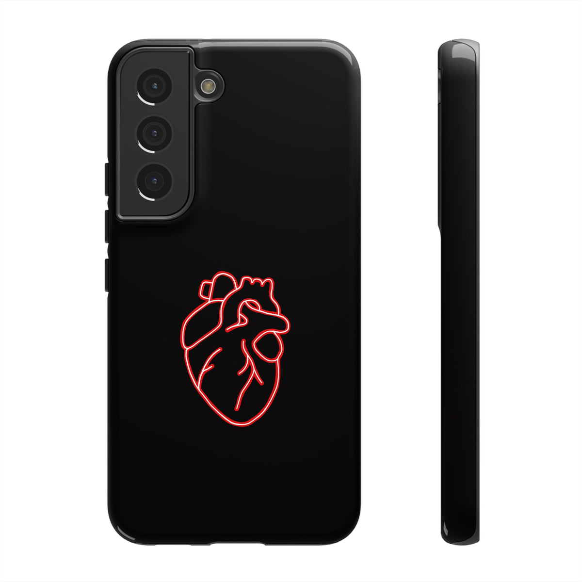 RED NEON HEART