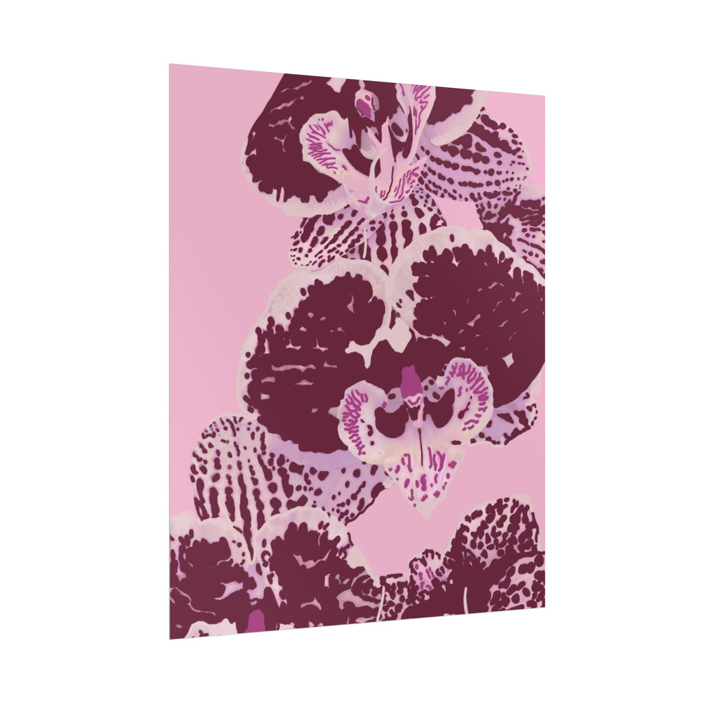 PURPLE ORCHIDS PRINT