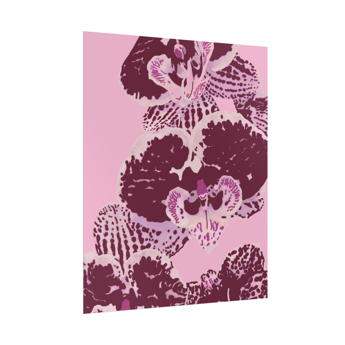 PURPLE ORCHIDS PRINT