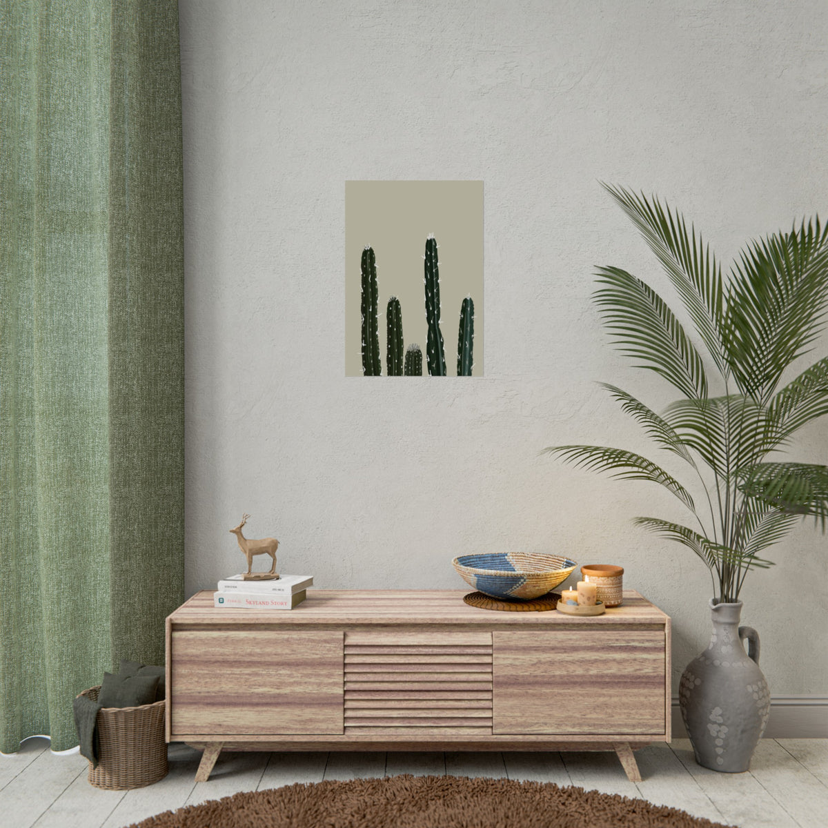 CACTUS CREAM PRINT