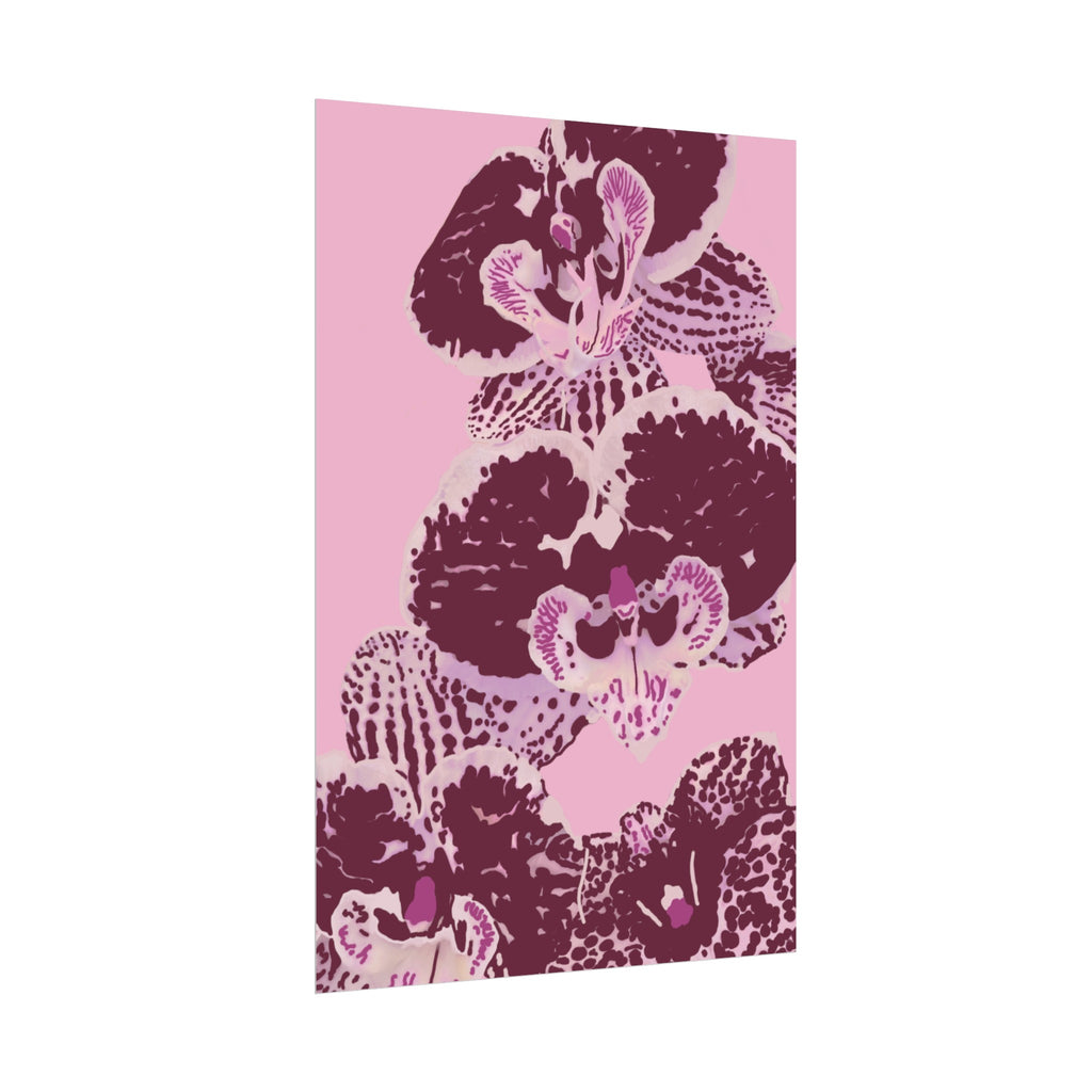 PURPLE ORCHIDS PRINT