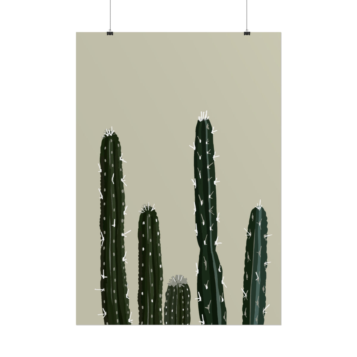 CACTUS CREAM PRINT