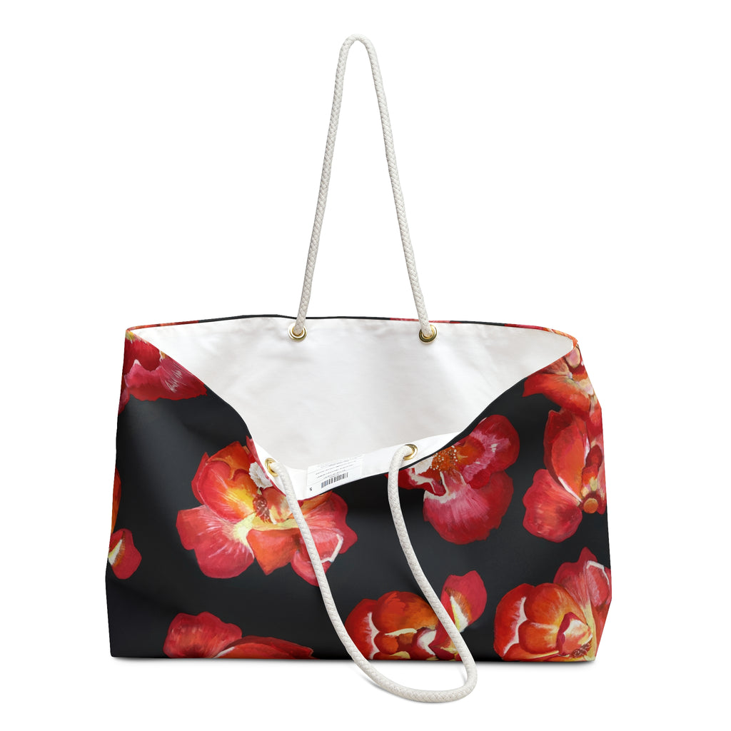 RED FLOWERS BAG