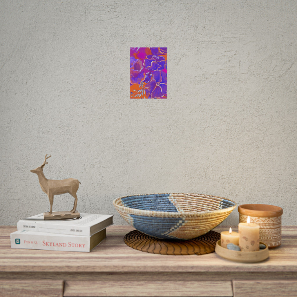 SUNSET FLOWERS PRINT