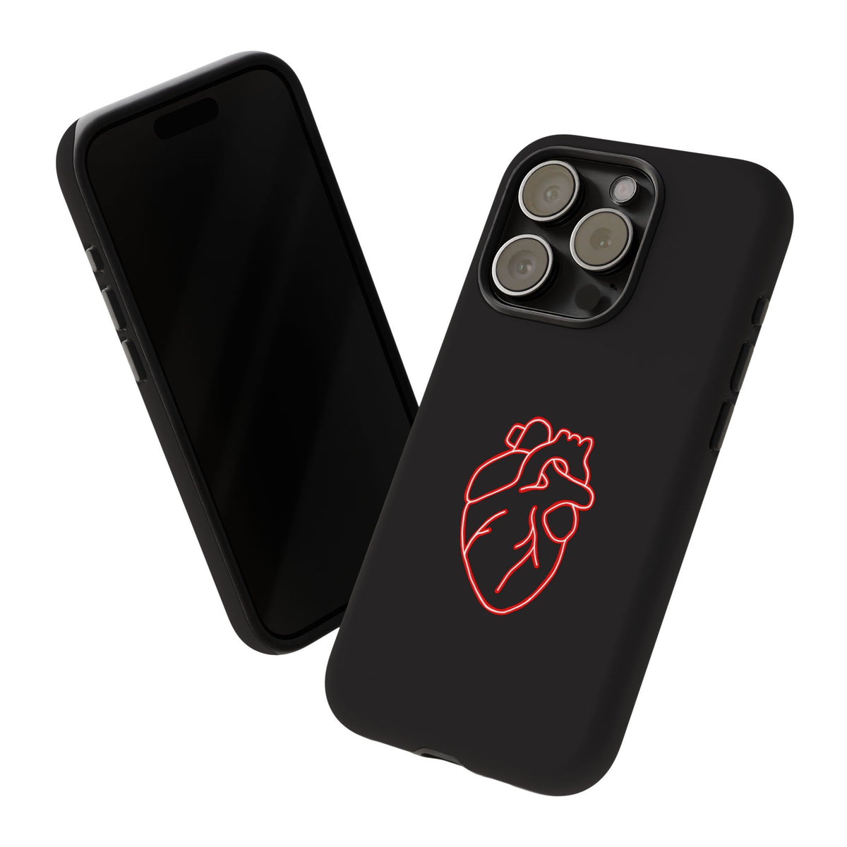 RED NEON HEART
