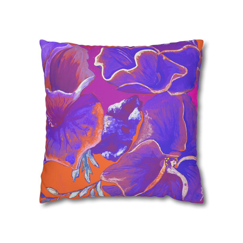 SUNSET FLOWERS PILLOWCASE