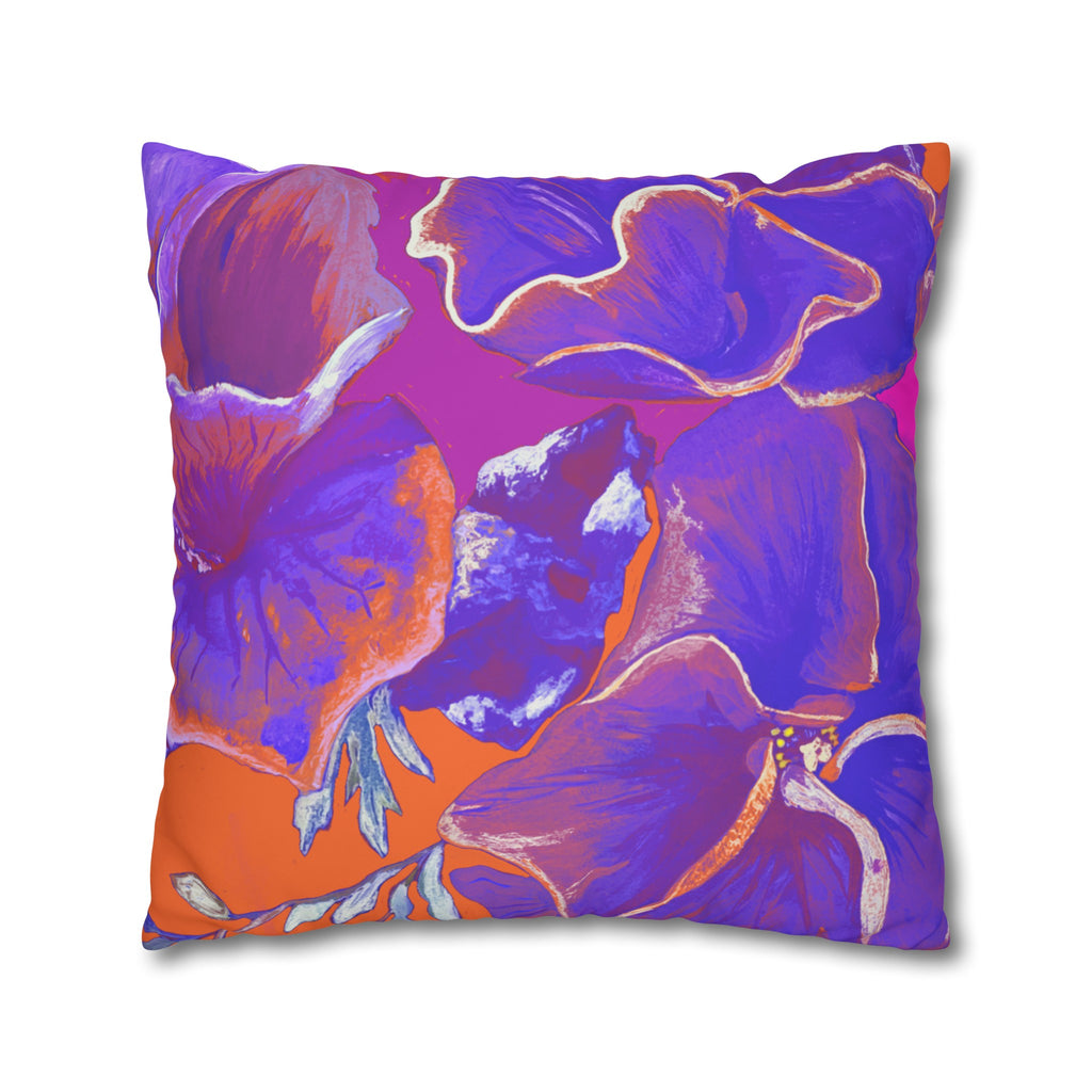 SUNSET FLOWERS PILLOWCASE