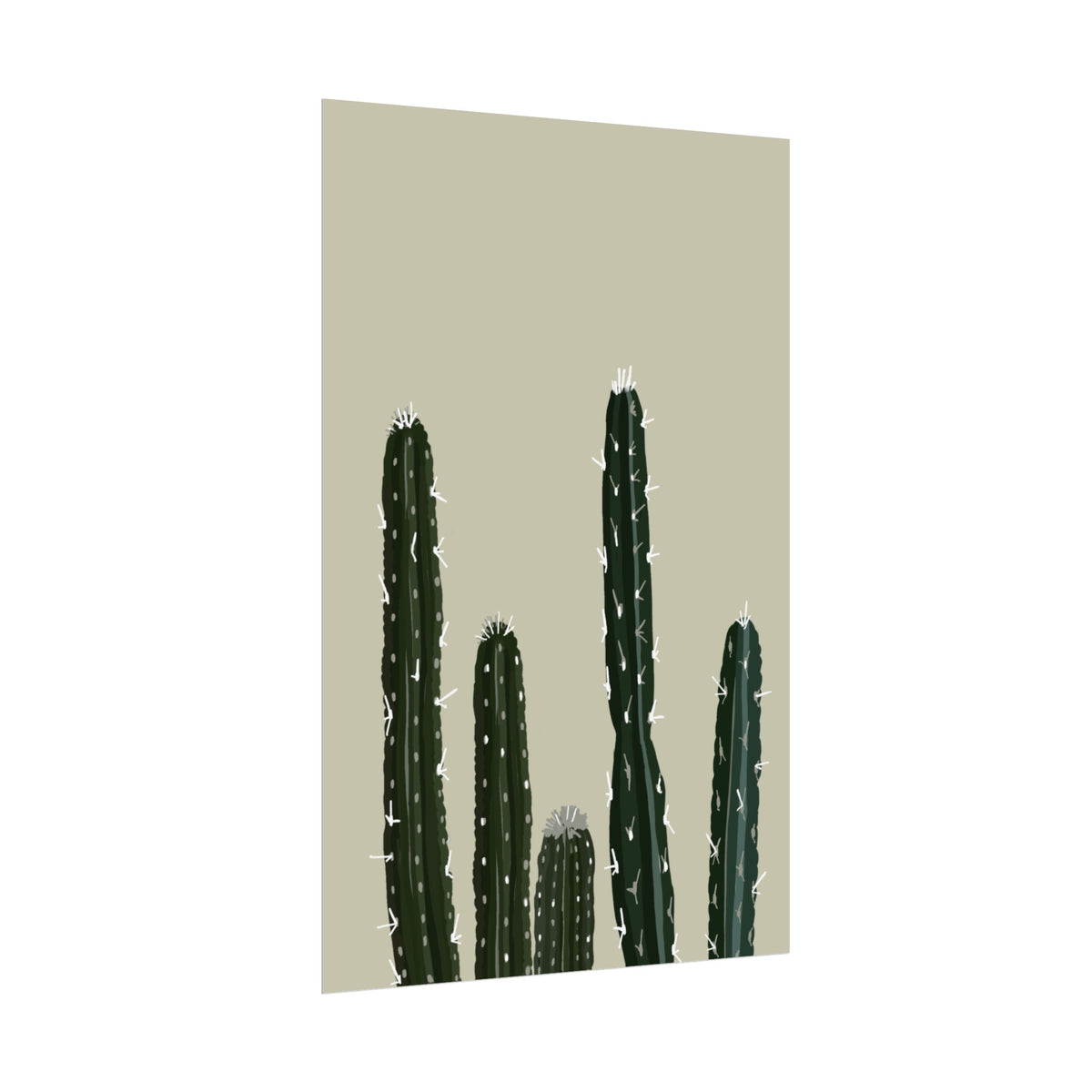 CACTUS CREAM PRINT