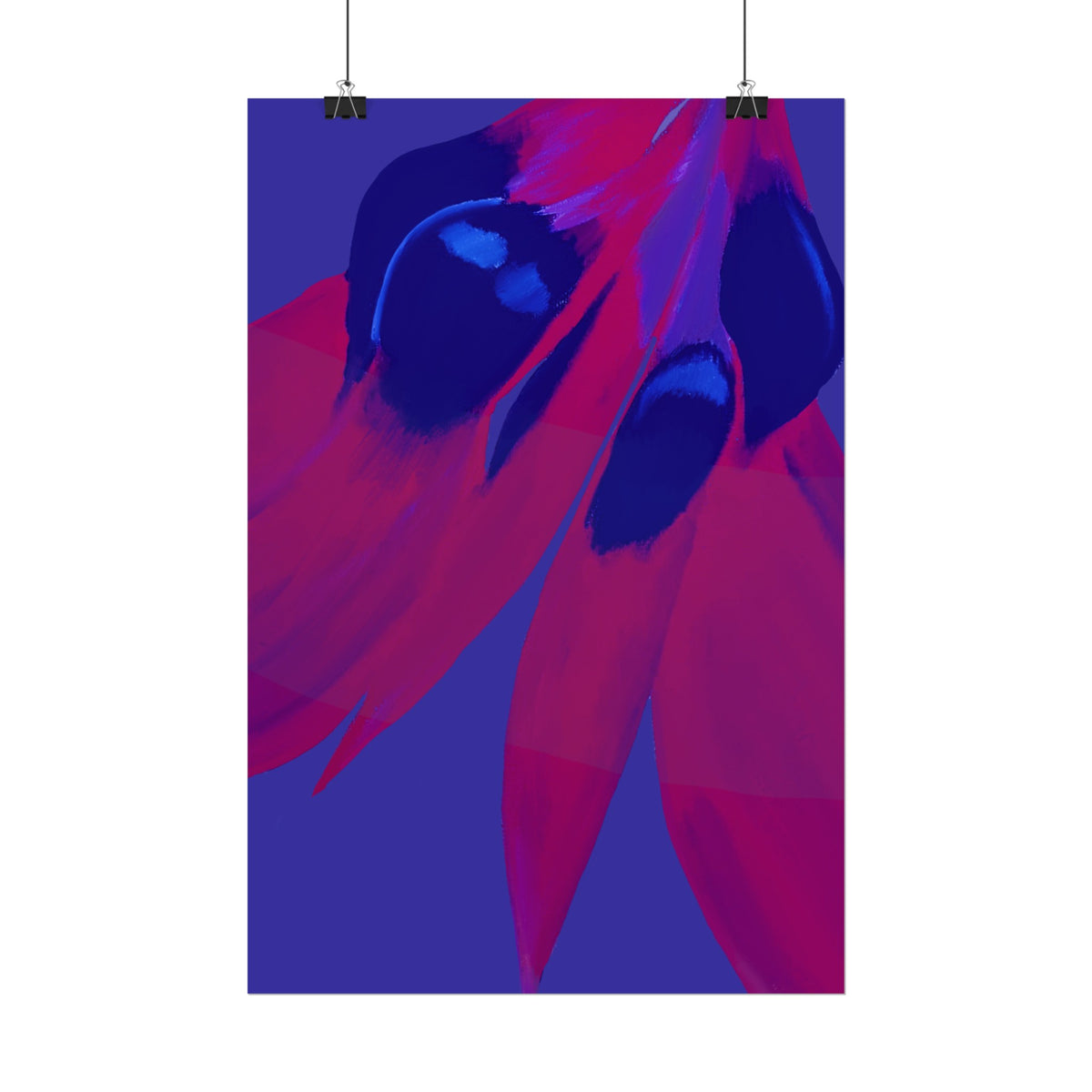 SUNSET DESERT PEA PRINT