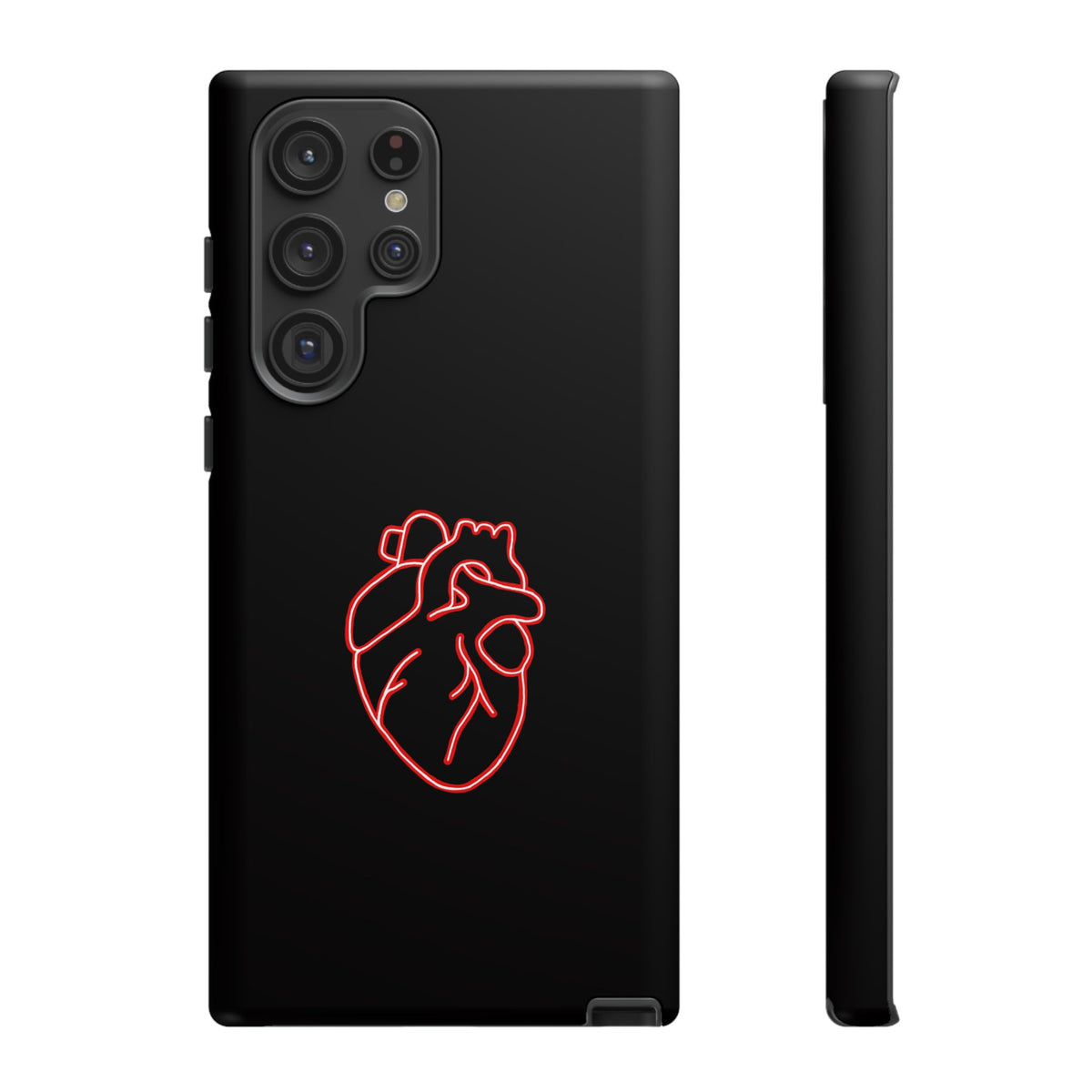 RED NEON HEART